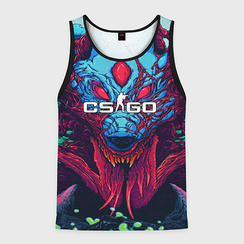 Мужская майка без рукавов CS:GO Hyper Beast / 3D-Черный – фото 1