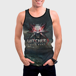 Майка-безрукавка мужская The Witcher 3: Wild Hunt, цвет: 3D-черный — фото 2