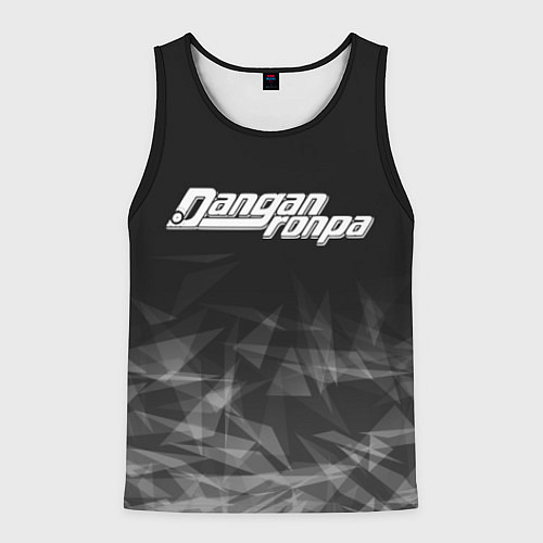Мужская майка без рукавов DANGANRONPA / 3D-Черный – фото 1