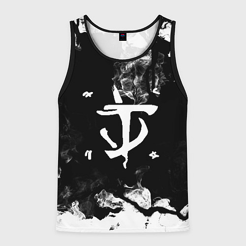 Мужская майка без рукавов DOOM THE CRUCIBLE / 3D-Черный – фото 1