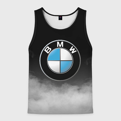 Мужская майка без рукавов BMW / 3D-Черный – фото 1