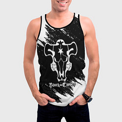 Майка-безрукавка мужская ЧЁРНЫЙ КЛЕВЕР, цвет: 3D-черный — фото 2