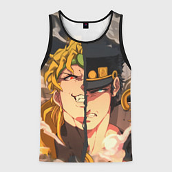 Майка-безрукавка мужская Dio Brando x Jotaro, цвет: 3D-черный