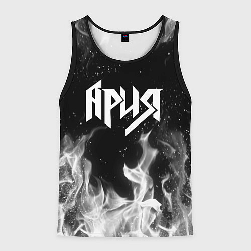 Мужская майка без рукавов АРИЯ / 3D-Черный – фото 1