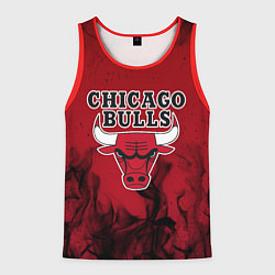 Майка-безрукавка мужская CHICAGO BULLS, цвет: 3D-красный