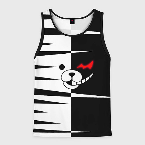 Мужская майка без рукавов Monokuma / 3D-Черный – фото 1