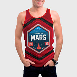 Майка-безрукавка мужская MARS NASA, цвет: 3D-красный — фото 2