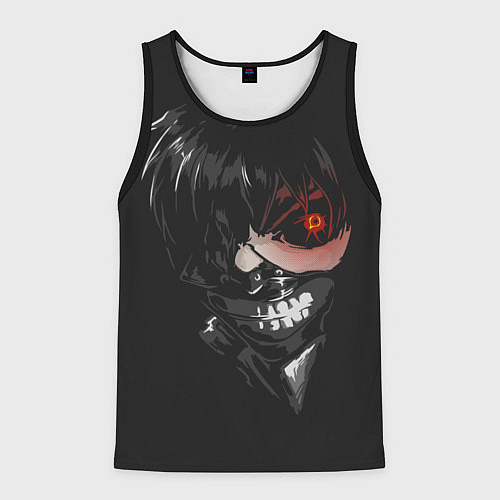 Мужская майка без рукавов Tokyo Ghoul / 3D-Черный – фото 1