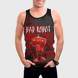 Майка-безрукавка мужская Bad Robot, цвет: 3D-черный — фото 2