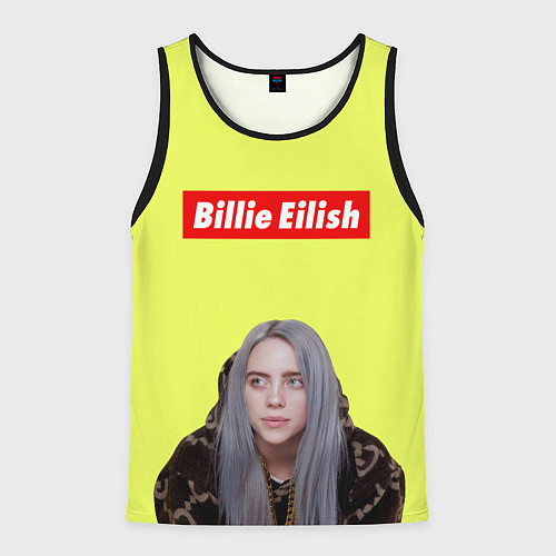 Мужская майка без рукавов BILLIE EILISH / 3D-Черный – фото 1