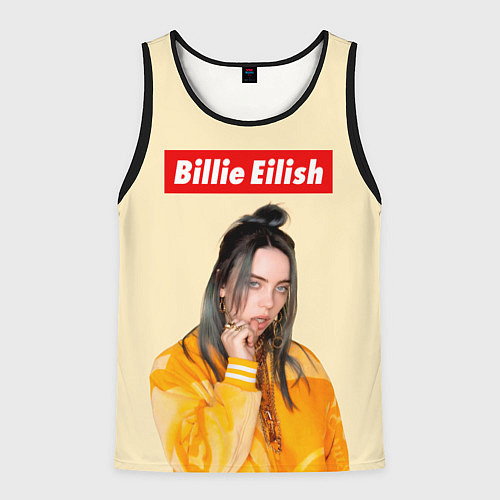 Мужская майка без рукавов BILLIE EILISH / 3D-Черный – фото 1