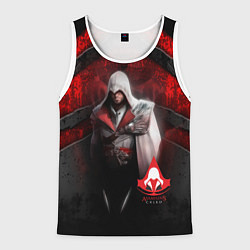 Майка-безрукавка мужская Assasin's creed, цвет: 3D-белый