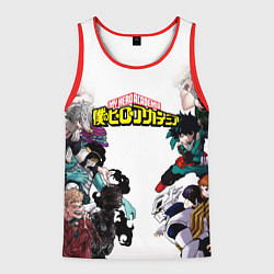 Мужская майка без рукавов My Hero Academia противостояние