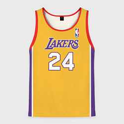 Майка-безрукавка мужская Kobe Bryant 24 Автограф, цвет: 3D-красный