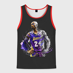 Майка-безрукавка мужская Kobe Bryant, цвет: 3D-красный