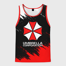 Майка-безрукавка мужская UMBRELLA CORP, цвет: 3D-красный