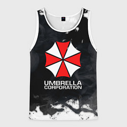 Майка-безрукавка мужская UMBRELLA CORP, цвет: 3D-белый