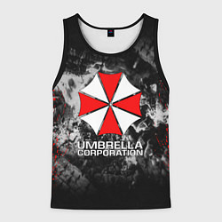 Майка-безрукавка мужская UMBRELLA CORP, цвет: 3D-черный