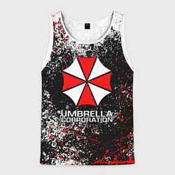 Майка-безрукавка мужская UMBRELLA CORP, цвет: 3D-белый