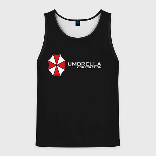 Мужская майка без рукавов Umbrella Corporation / 3D-Черный – фото 1