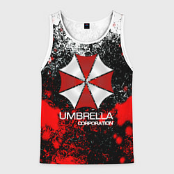 Майка-безрукавка мужская UMBRELLA CORP, цвет: 3D-белый