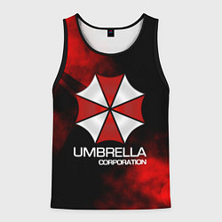 Майка-безрукавка мужская UMBRELLA CORP, цвет: 3D-черный