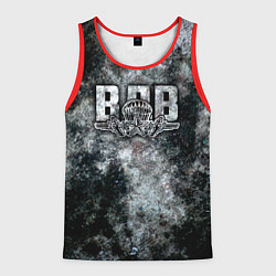 Майка-безрукавка мужская ВДВ, цвет: 3D-красный