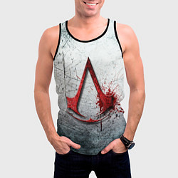 Майка-безрукавка мужская Assassins Creed, цвет: 3D-черный — фото 2