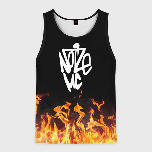 Мужская майка без рукавов Noize MC / 3D-Черный – фото 1