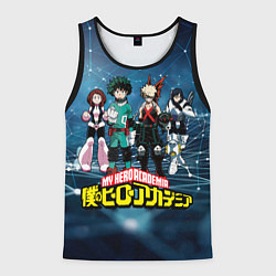 Мужская майка без рукавов Моя геройская академия