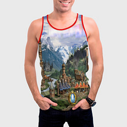 Майка-безрукавка мужская HEROES, цвет: 3D-красный — фото 2