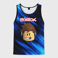 Майка-безрукавка мужская ROBLOX, цвет: 3D-черный
