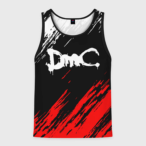 Мужская майка без рукавов DEVIL MAY CRY DMC / 3D-Черный – фото 1
