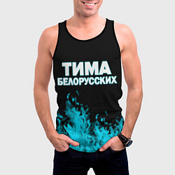 Майка-безрукавка мужская Тима Белорусских, цвет: 3D-черный — фото 2