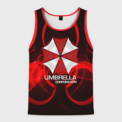 Майка-безрукавка мужская Umbrella Corp, цвет: 3D-красный