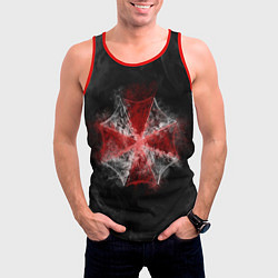 Майка-безрукавка мужская RESIDENT EVIL 3, цвет: 3D-красный — фото 2