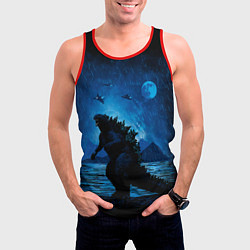 Майка-безрукавка мужская GODZILLA, цвет: 3D-красный — фото 2