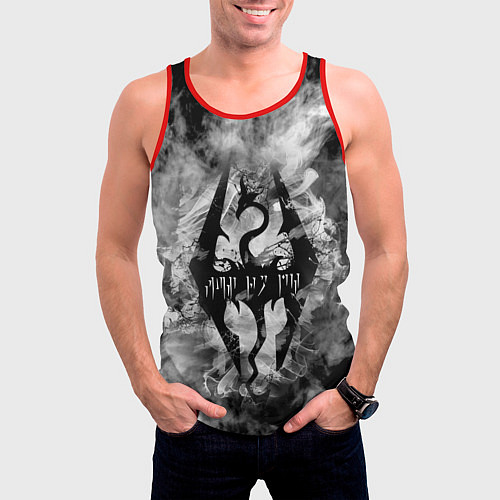 Мужская майка без рукавов THE ELDER SCROLLS / 3D-Красный – фото 3