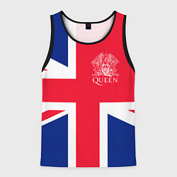 Майка-безрукавка мужская Queen, цвет: 3D-черный