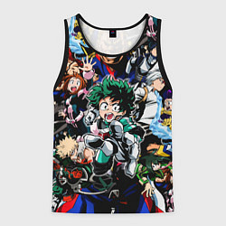 Мужская майка без рукавов Моя геройская академия