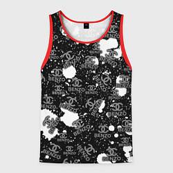 Майка-безрукавка мужская Benzo Gang - Big Baby Tape, цвет: 3D-красный