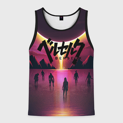 Мужская майка без рукавов BERSERK / 3D-Черный – фото 1