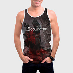 Майка-безрукавка мужская Bloodborne, цвет: 3D-белый — фото 2