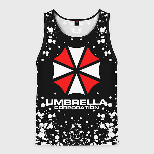 Мужская майка без рукавов Umbrella Corporation / 3D-Черный – фото 1