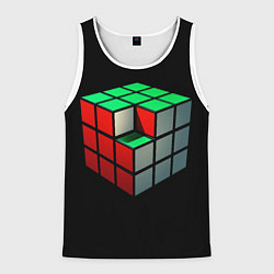 Мужская майка без рукавов Кубик Рубика