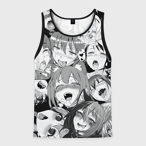 Мужская майка без рукавов АХЕГАО / 3D-Черный – фото 1