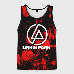 Майка-безрукавка мужская Linkin Park, цвет: 3D-черный