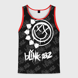 Майка-безрукавка мужская Blink-182 4, цвет: 3D-красный