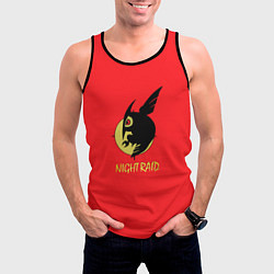 Майка-безрукавка мужская Ночной рейд, цвет: 3D-черный — фото 2