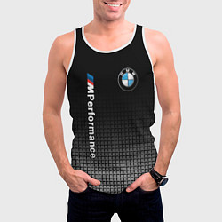 Майка-безрукавка мужская BMW M PERFORMANCE, цвет: 3D-белый — фото 2